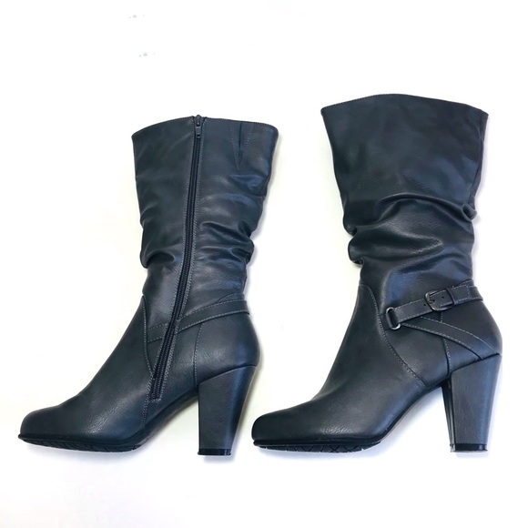vegan mid calf boots
